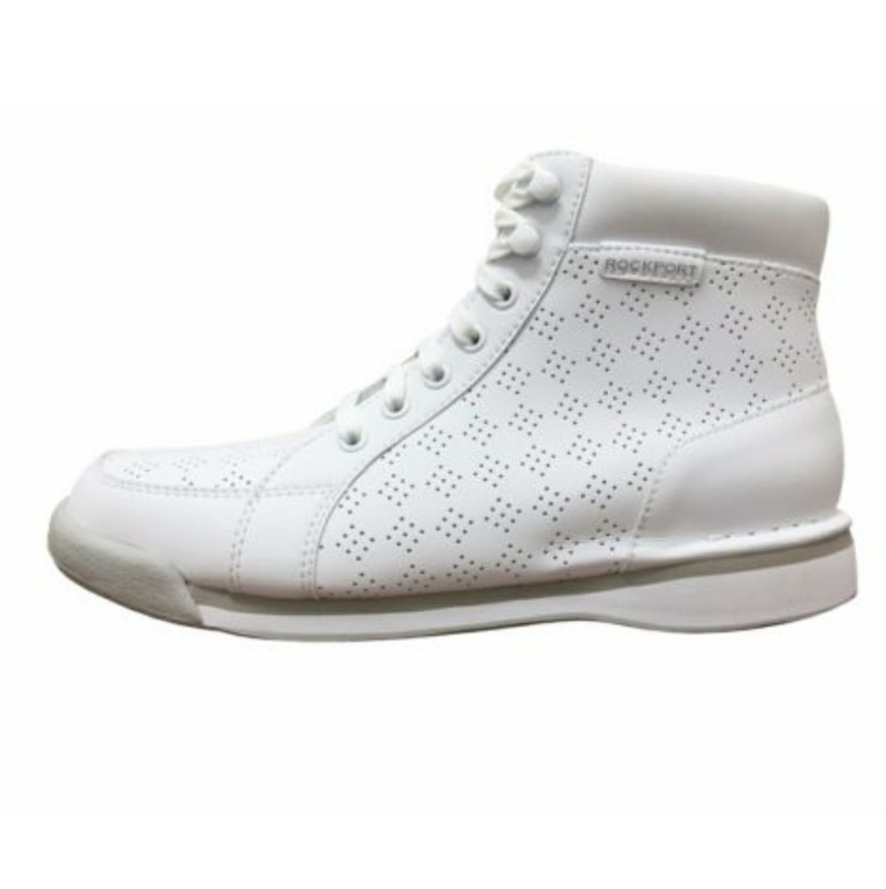 Rockport M7100 White Perforated Ankle Boot Shoes